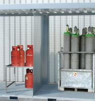 Trennwand für mobilen Gasflaschen-Container GFCEM1