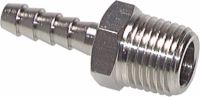 Gewindeschlauchtülle aus Messing, vernickelt