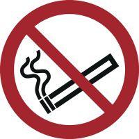 Verbotsschild Rauchen verboten nach DIN EN ISO 7010