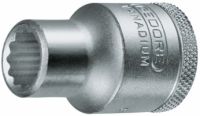 Steckschlüssel-Einsatz, Doppel 6-kant, zöllig, 1/2"