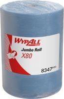 WYPALL* X80 Wischtücher - Großrolle / Stahlblau