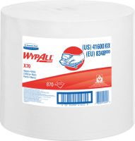 WYPALL* X70 Wischtücher - Großrolle / Weiß / 870