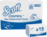 SCOTT® CONTRO Handtücher - Interfold / Blau / Mittel