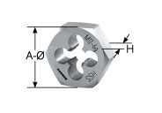 Sechskant-Schneidmutter DIN 382