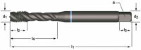 Maschinengewindebohrer E238 für VA