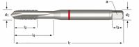 Maschinengewindebohrer E255 für schwer zerspanbare Materialien