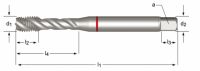 Maschinengewindebohrer E260 für schwer zerspanbare Materialien